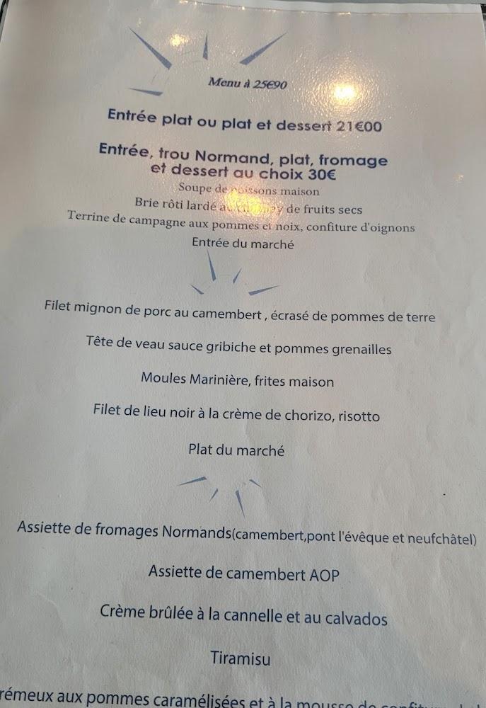 La Rose Des Vents - Menu Image 1